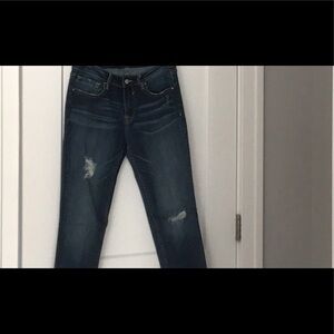 Women’s Vigoss 29 x 25 classic fit Thomson tomboy jeans distressed
